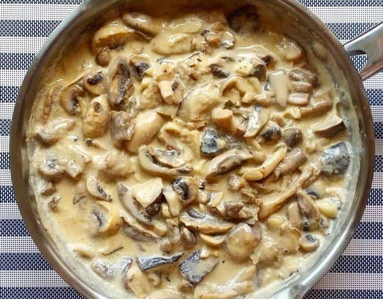 creamy mushroom stew