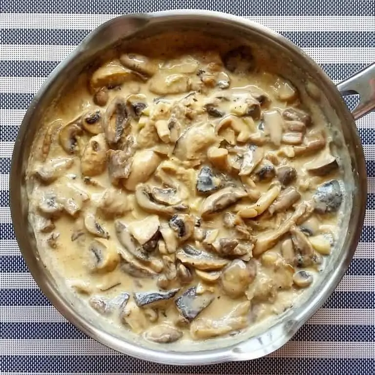 creamy mushroom stew