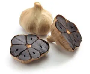 inside Black Garlic, cut in half