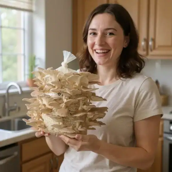 Grey Oyster Mushroom Grow Kits – NZ | Grow at Home 3 woman holding the best mushroom grow kits in NZ