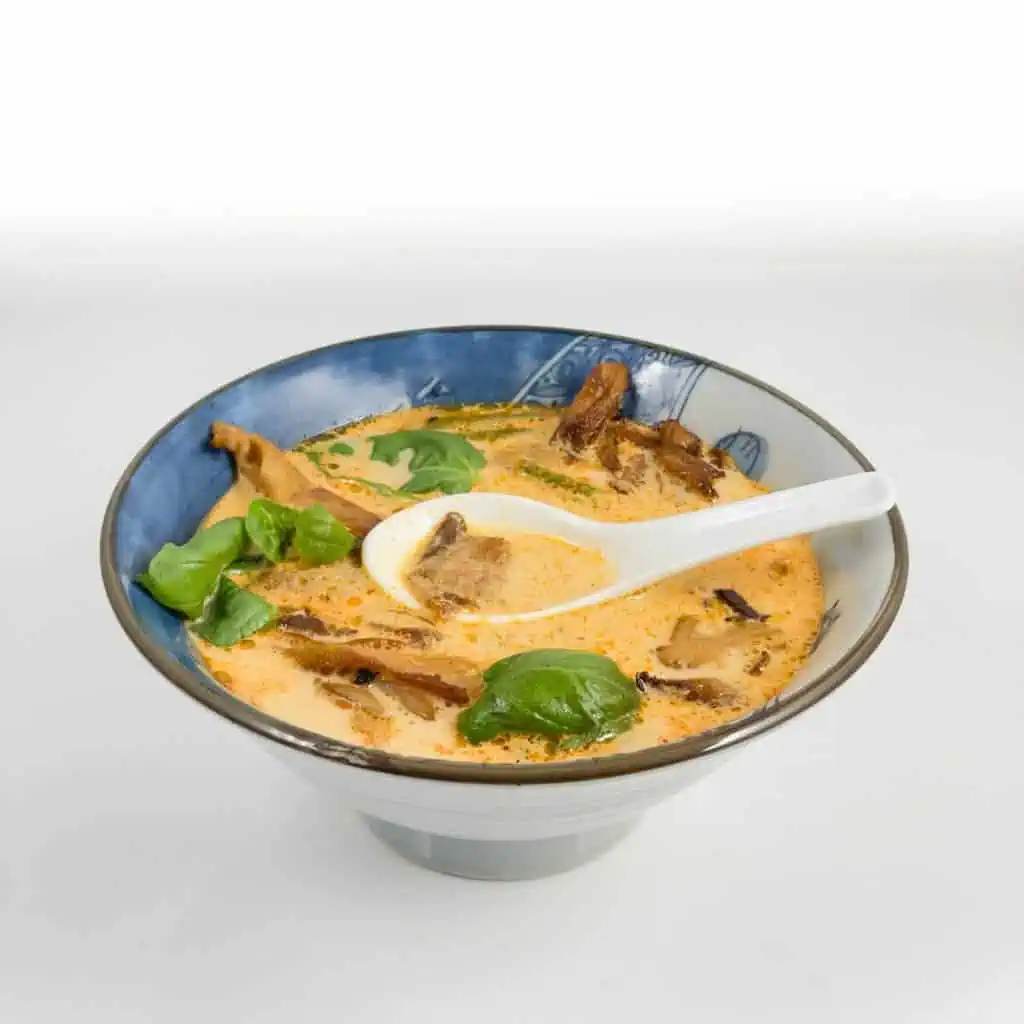 Thai Coconut and Oyster Mushroom Soup