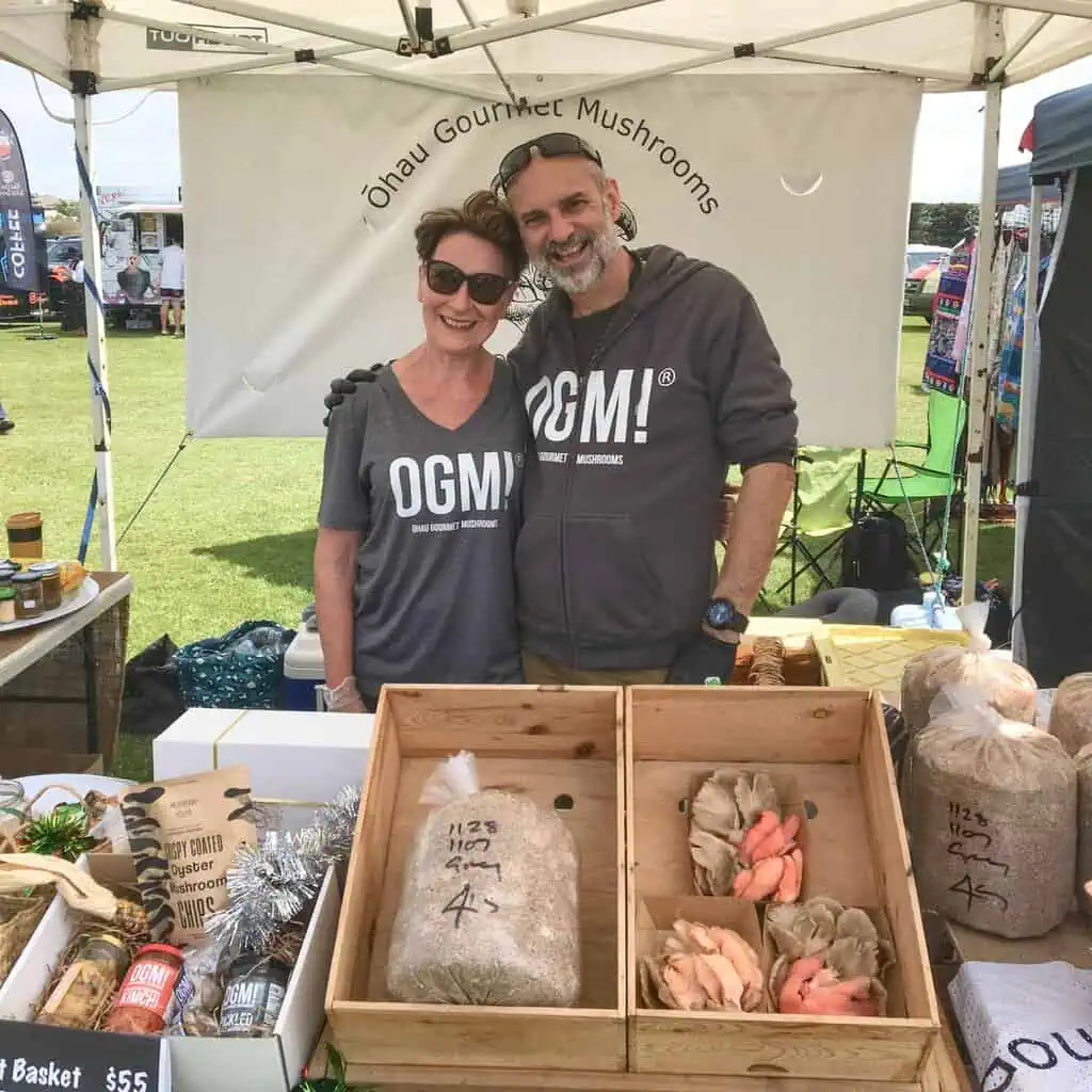 OGM Team at a farmers market