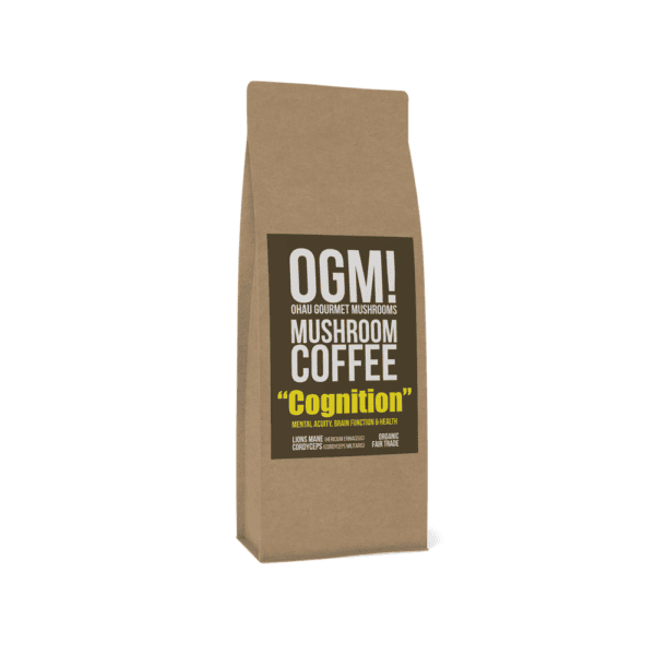Cognition mushroom coffee with lions mane and cordyceps