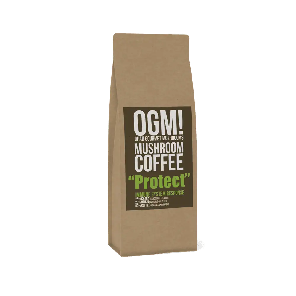 Mushroom coffee with reishi cordyceps and chaha