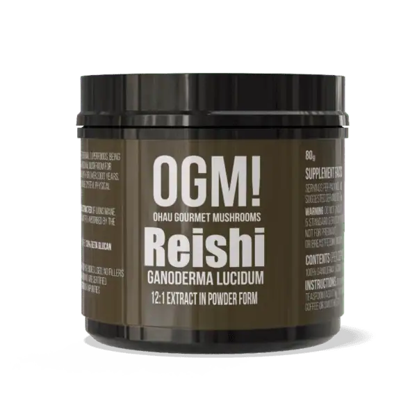 Reishi Extract Powder 60g | +30% β-glucans | 100% pure & Organic