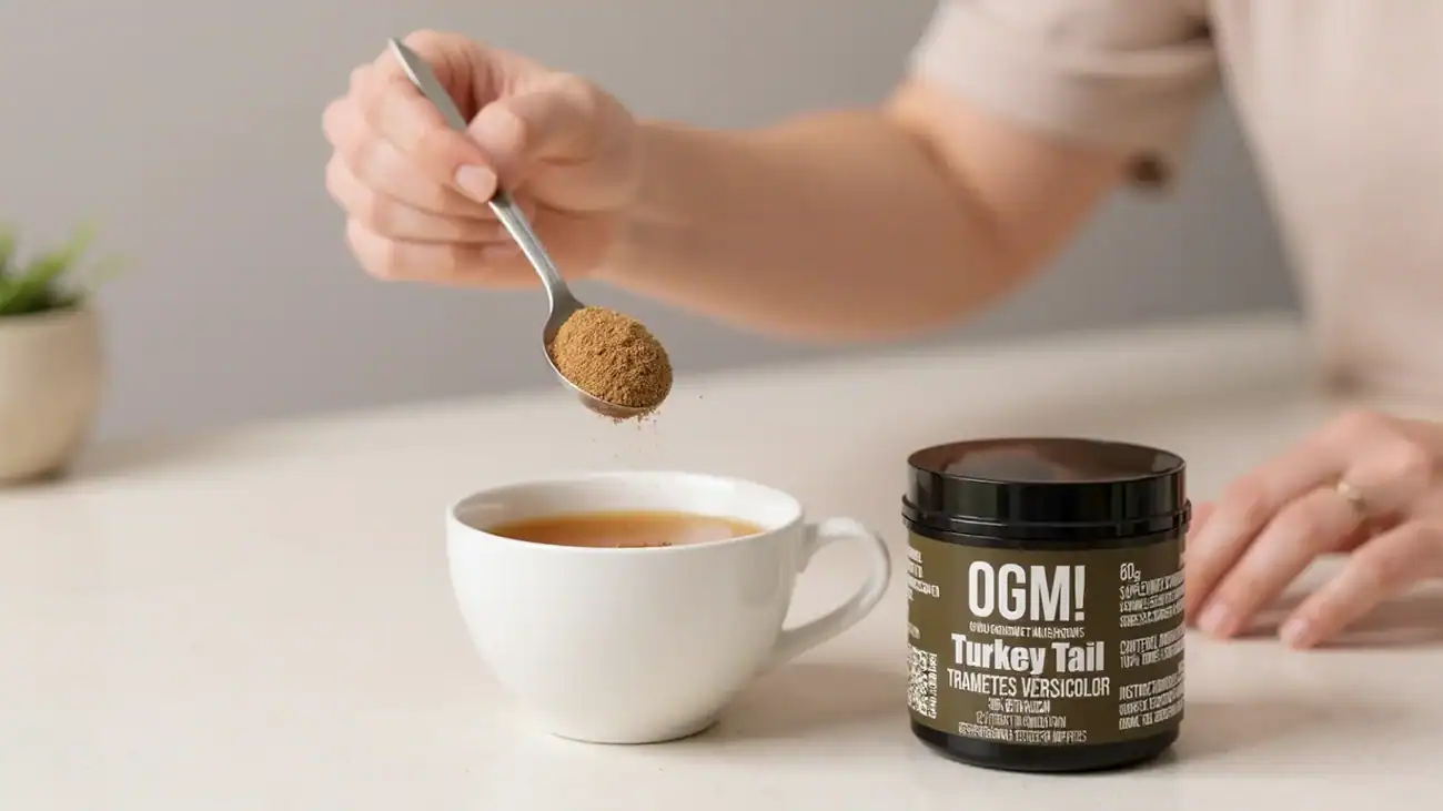 turkey tail tea for wellness