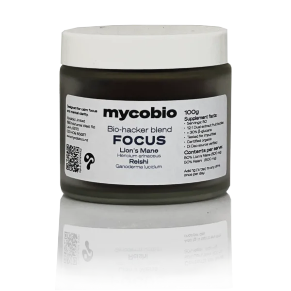 Focus - a biohacking blend with Lion's Mane & Reishi