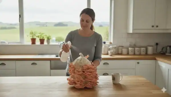 caring for an oyster mushroom grow kit