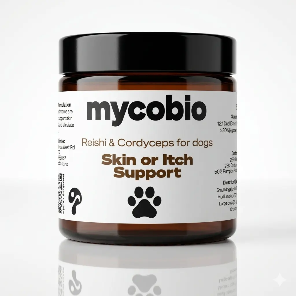 Reishi and Cordyceps for skin and itch support
