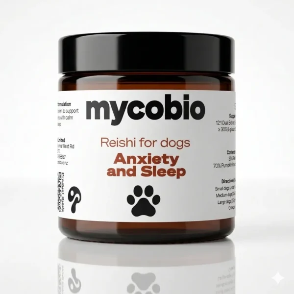 Reishi for dogs targeting anxiety, stress and sleep